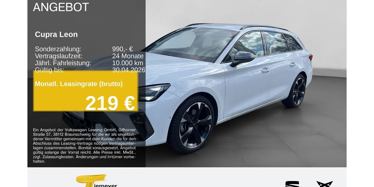 Cupra Leon 27.055 km 31.350 &euro; Lüdenscheid 58513