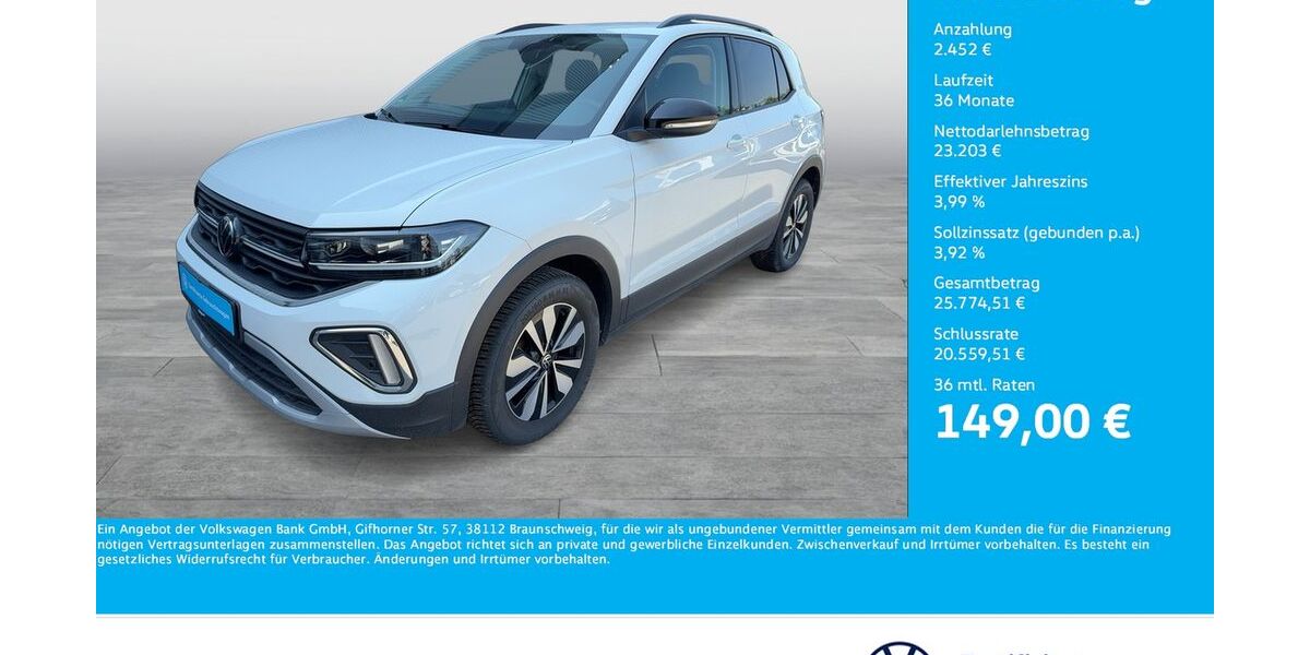 VW T-Cross 8.023 km 25.444 &euro; Bergkamen 59192