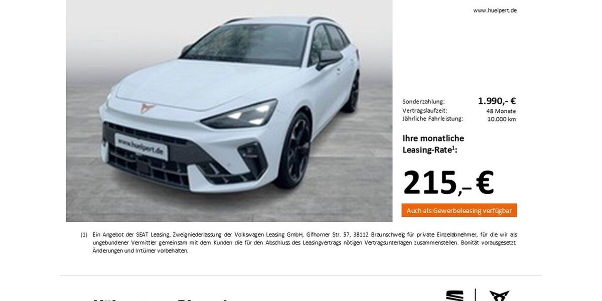 Cupra Leon 6.120 km 30.437 &euro; Dortmund 44269