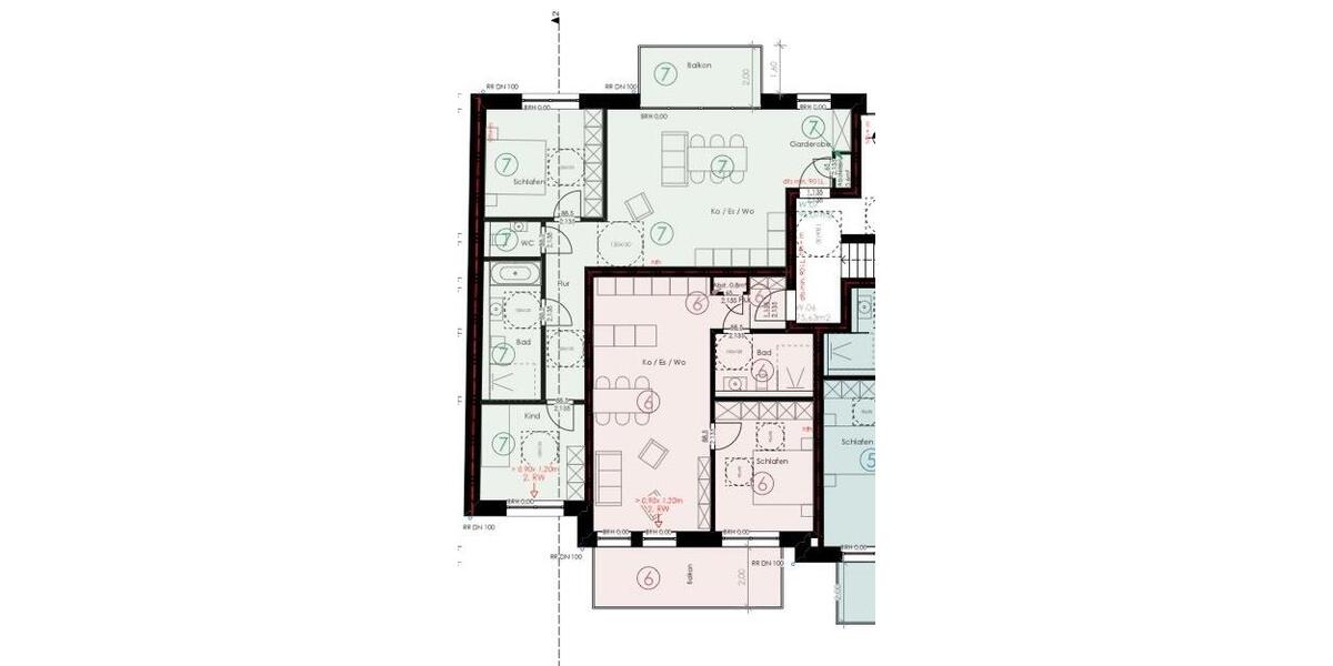 Etagenwohnung Dortmund Brackel - 3.5 Zimmer, 100 m&sup2;, 1.390&euro; | Angebot:25975012