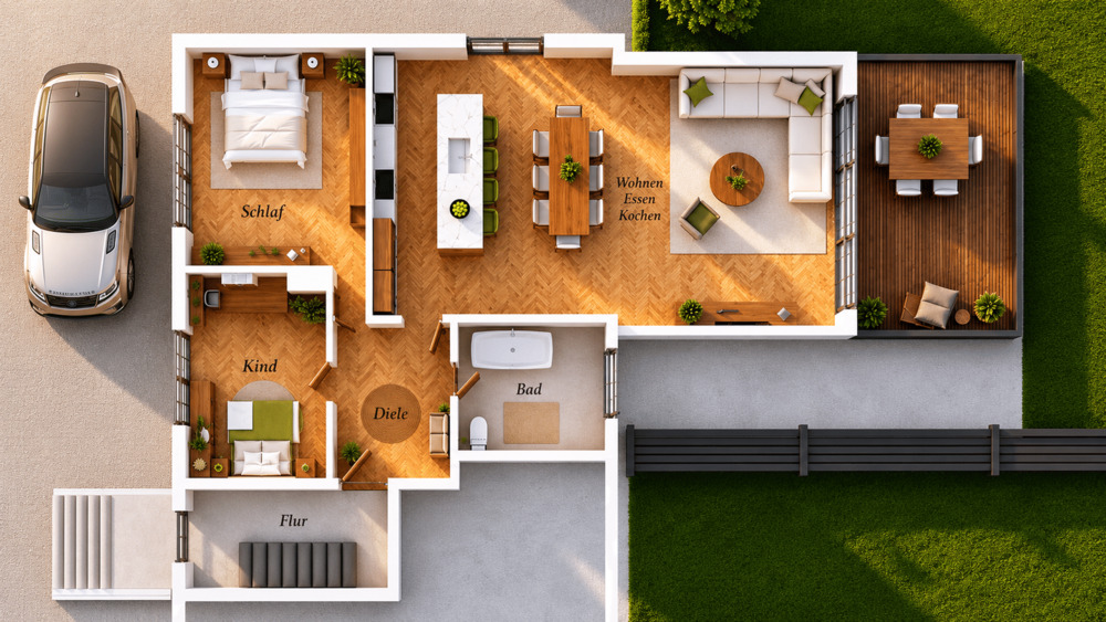 Etagenwohnung Bochum Wiemelhausen - 3 Zimmer, 92 m&sup2;, 433.500&euro; | Angebot:26796185