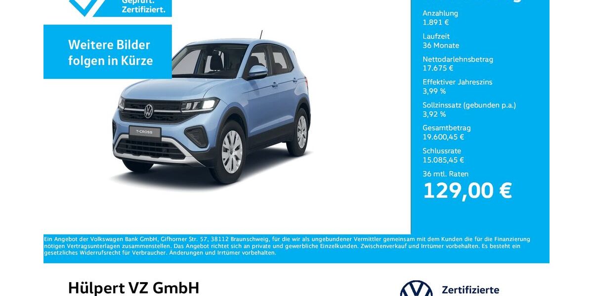 VW T-Cross 11.128 km 19.411 &euro; Unna 59423