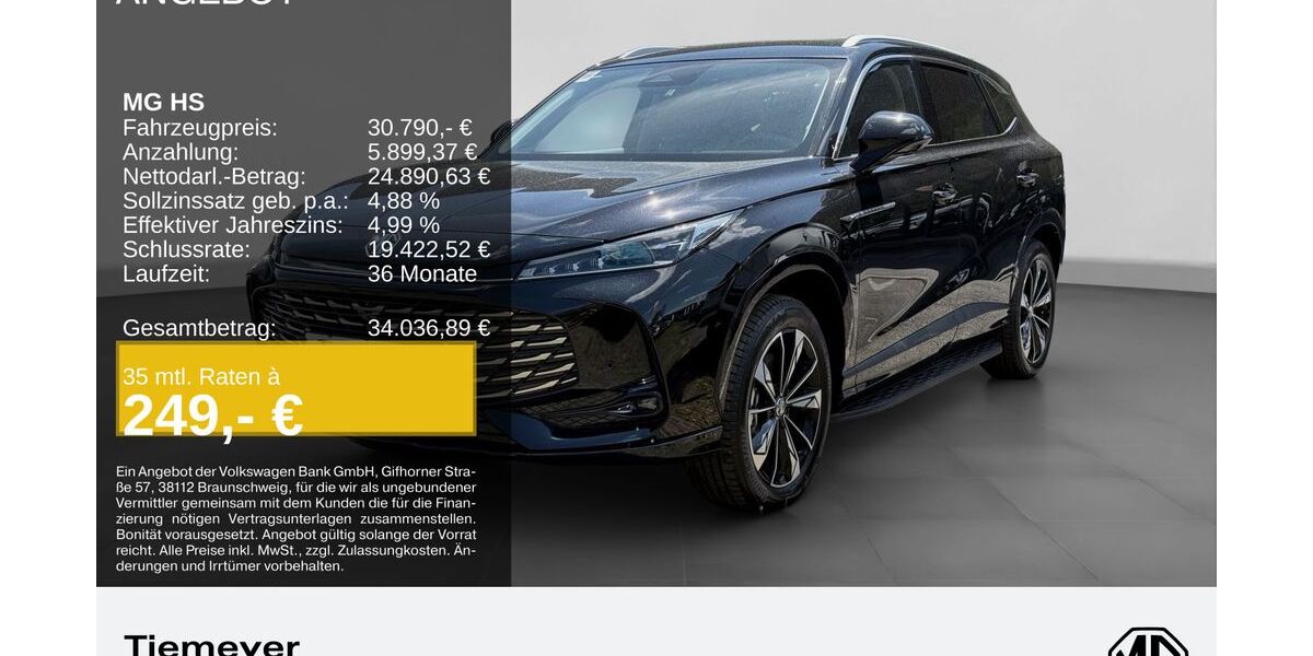 MG HS 6.900 km 30.790 &euro; Hemer 58675