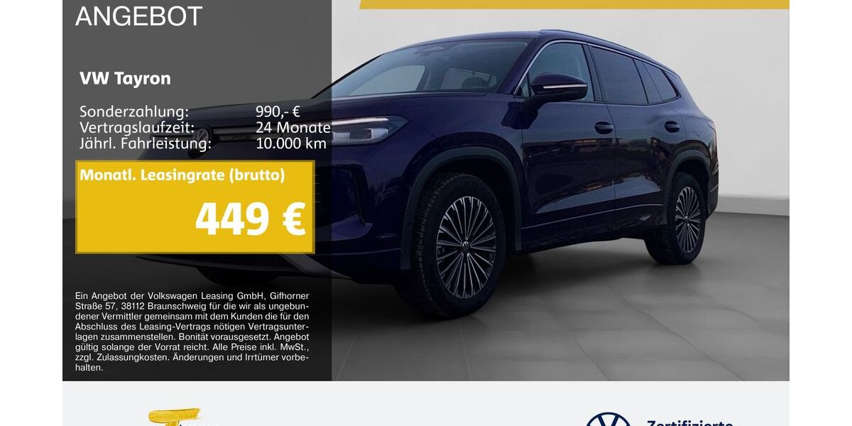 VW Tayron 3.990 km 41.980 &euro; Herne 44653