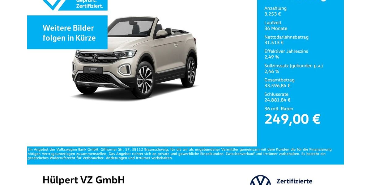 VW T-Roc 7.271 km 34.711 &euro; Unna 59423