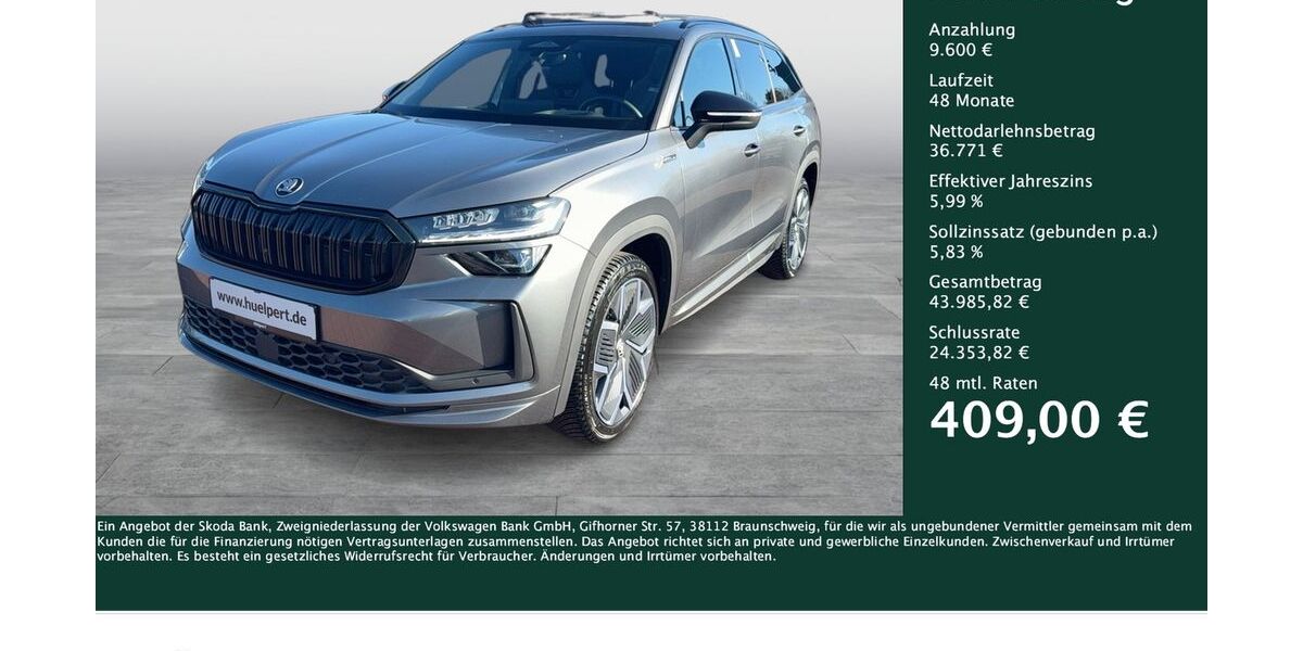 Skoda Kodiaq 19.690 km 46.276 &euro; Dortmund 44309